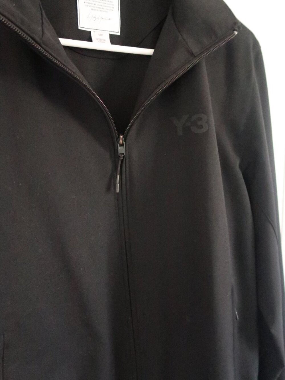 Y3 refined wool stretch Track Jacket, size S, Small
